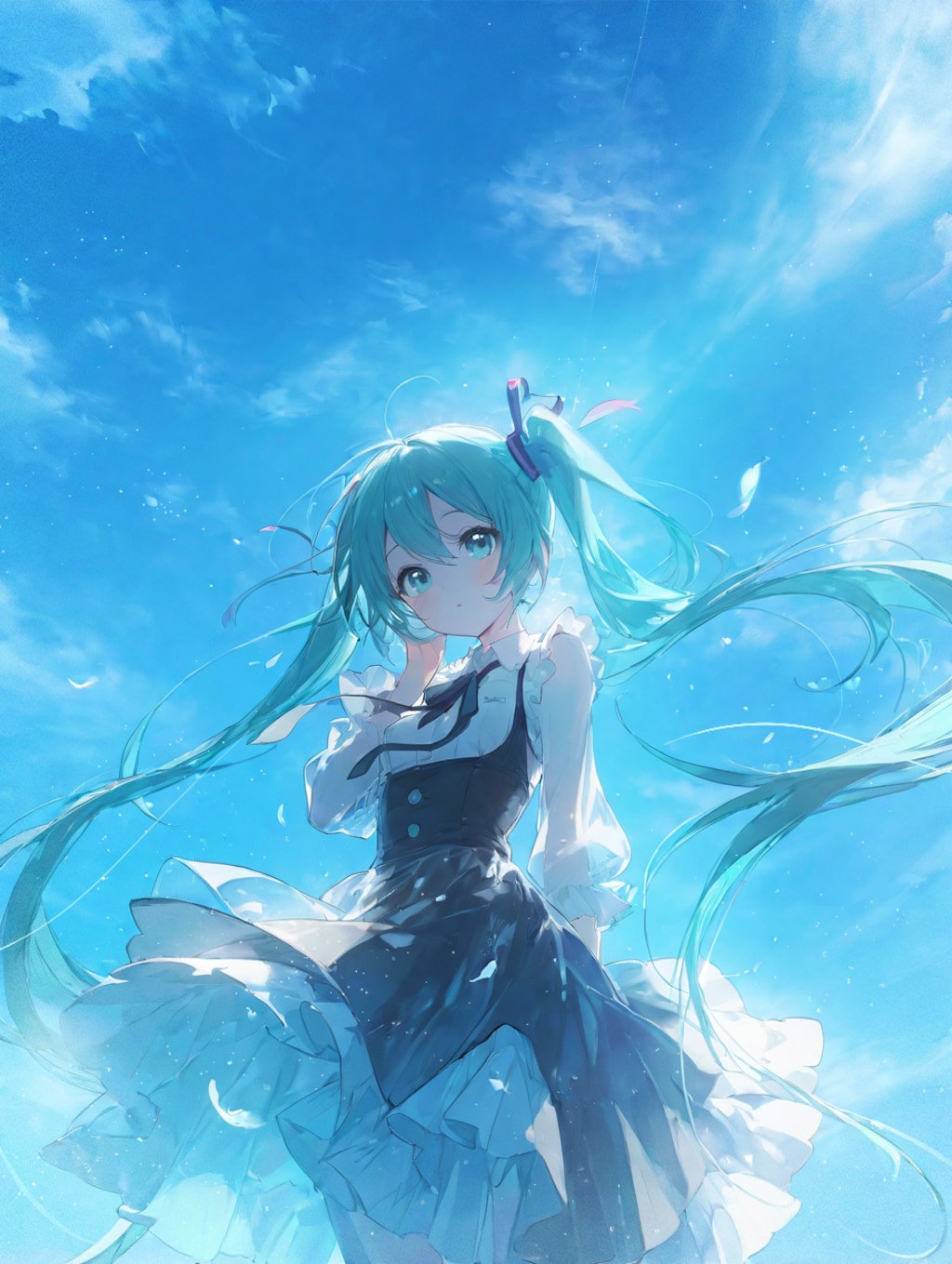 晴れわたる青空