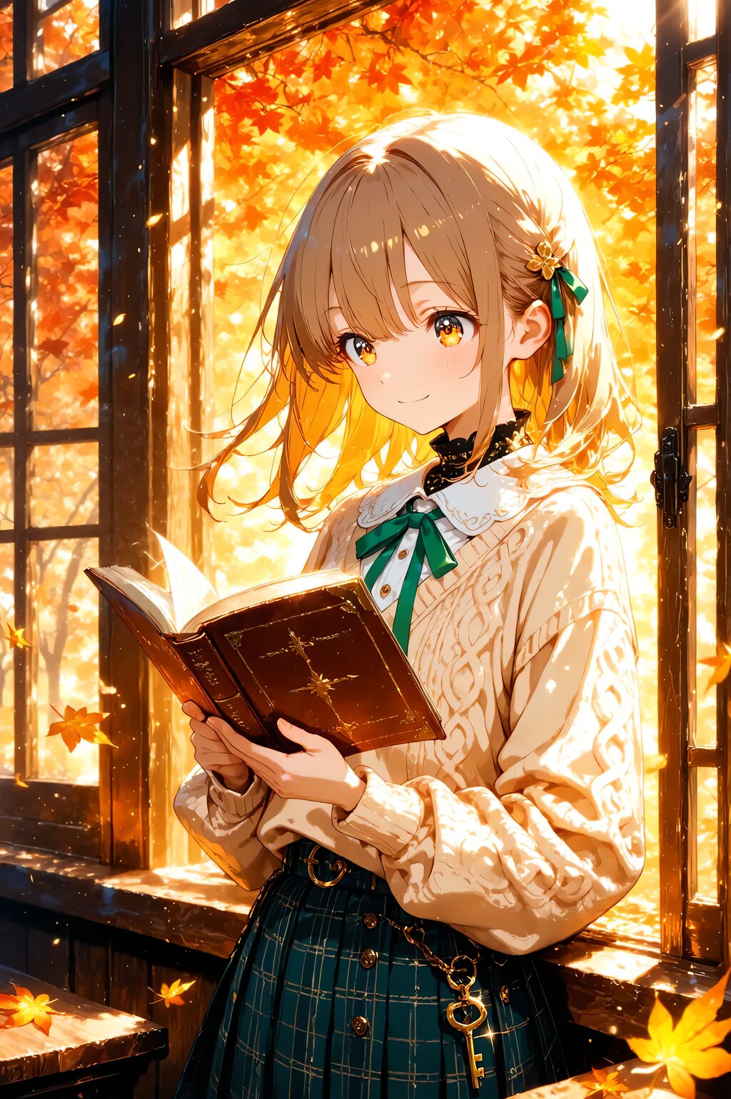 秋の光、ページの向こうに