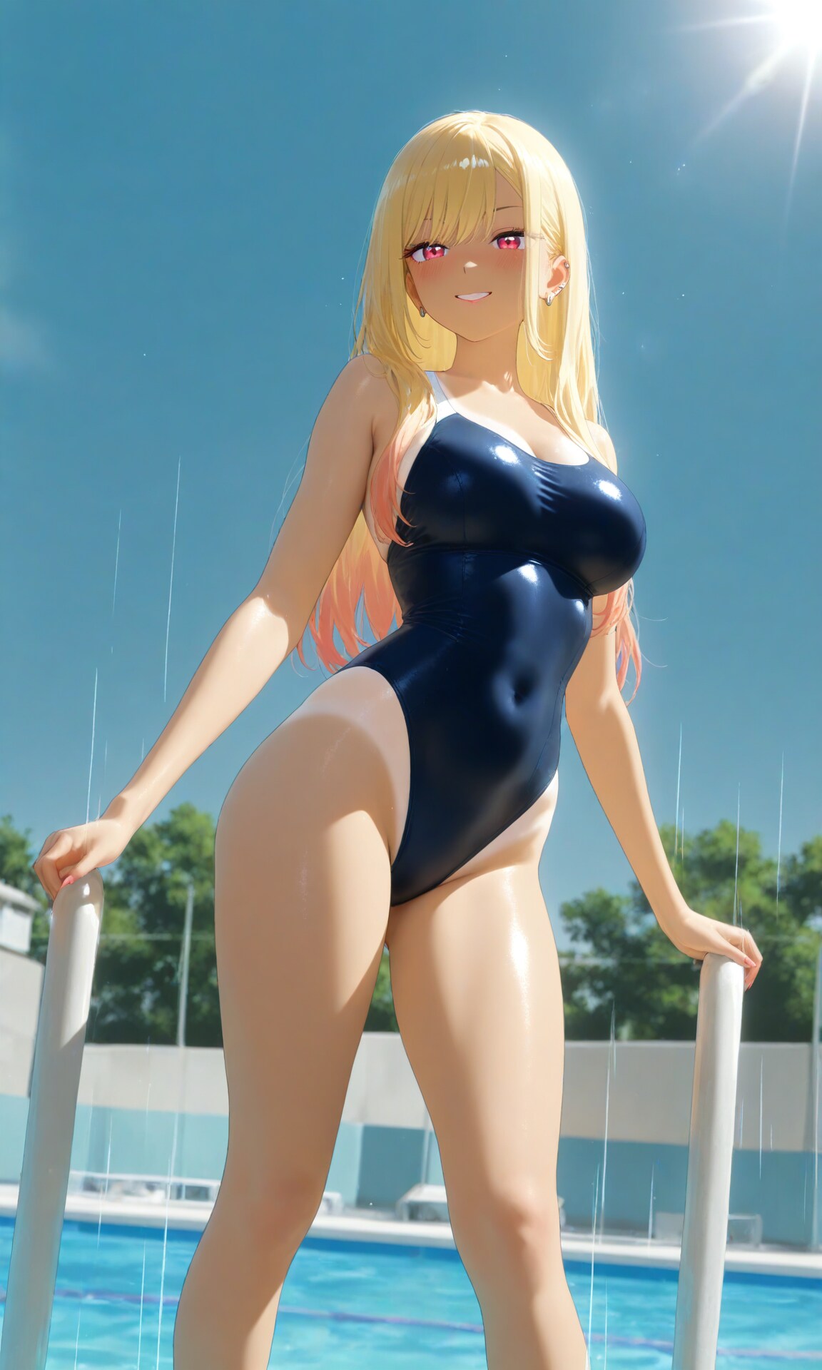 ハイレグスク水が好みの彼女　④