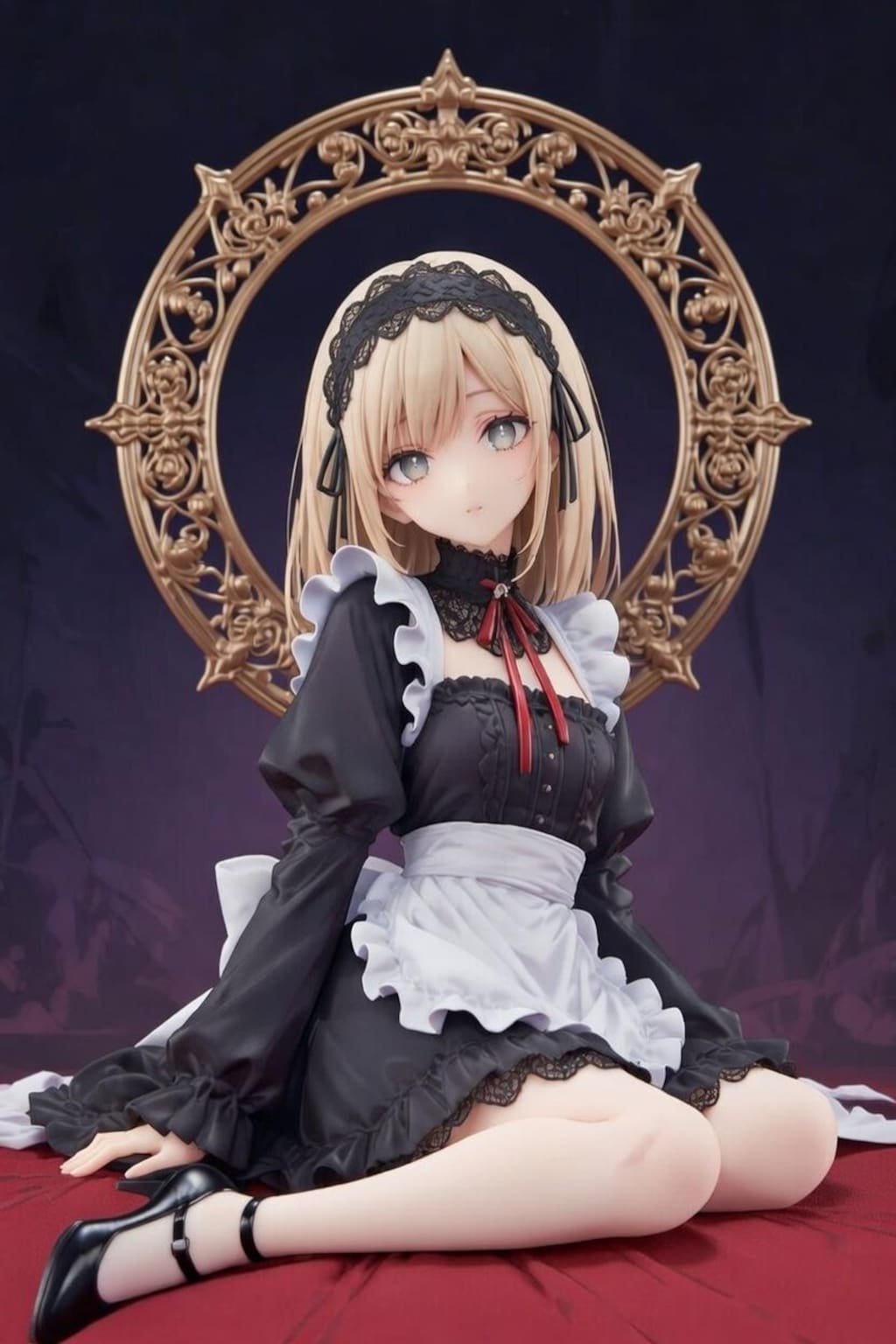 ゴスロリの女性