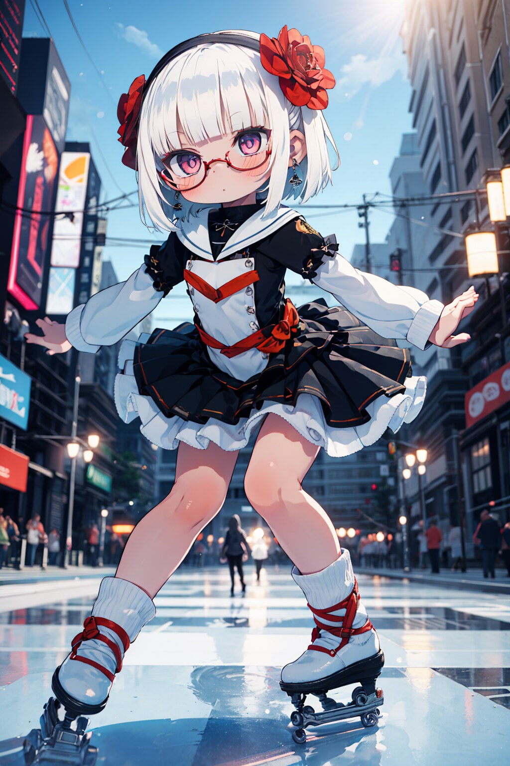 スケートの練習