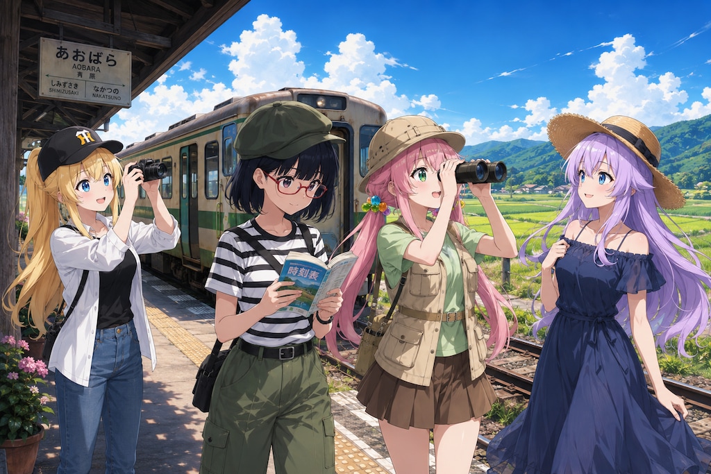 夏の列車旅