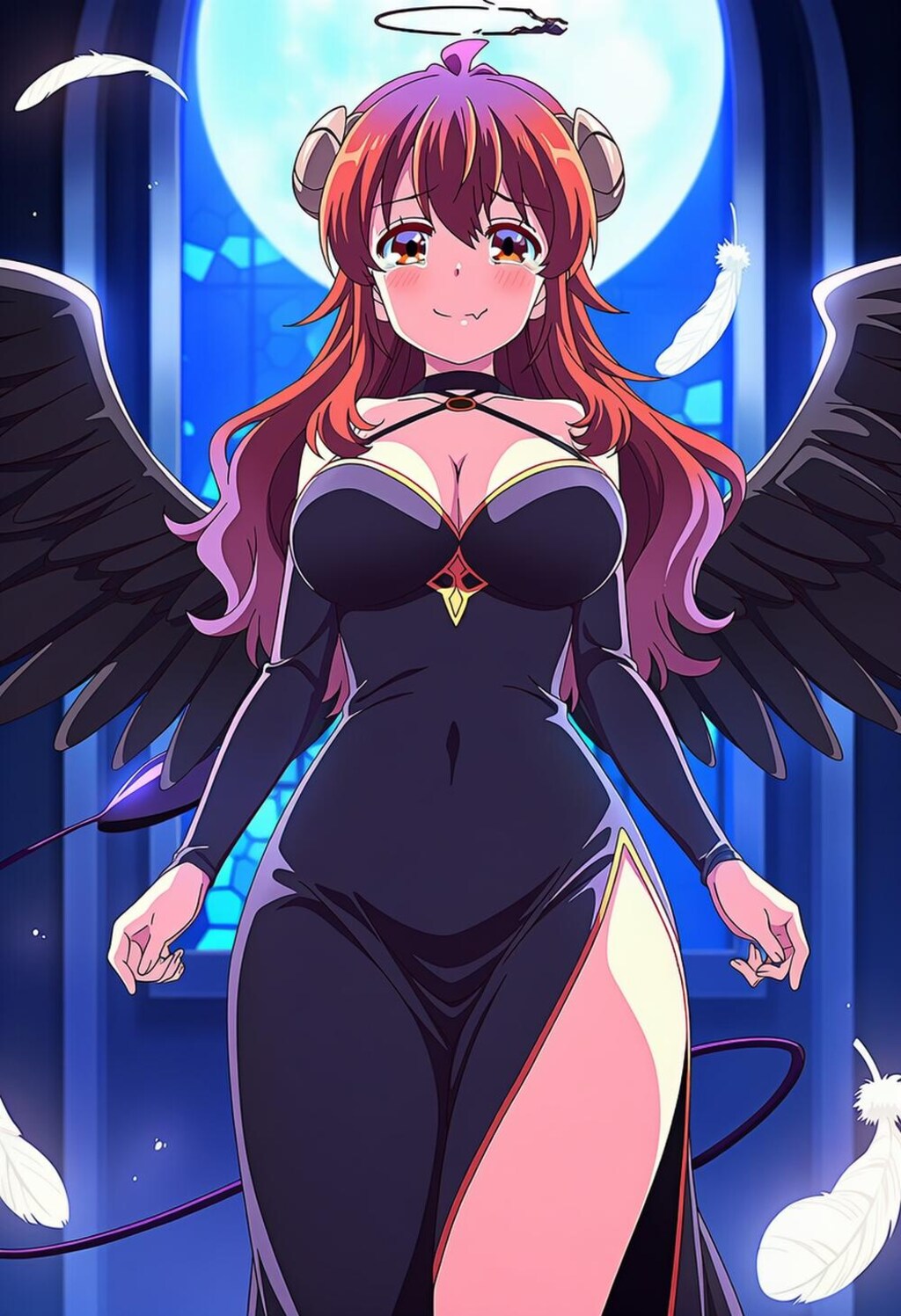 悪堕ちコスプレまぞく人妻と悪魔