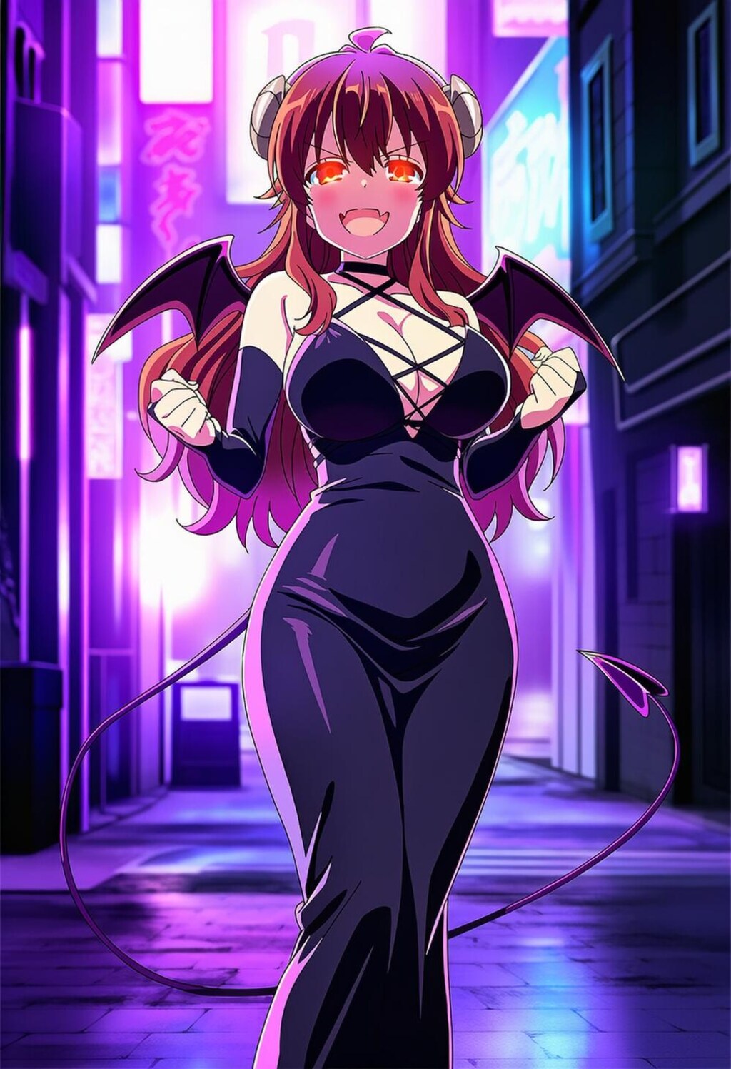 悪堕ちコスプレまぞく人妻と悪魔
