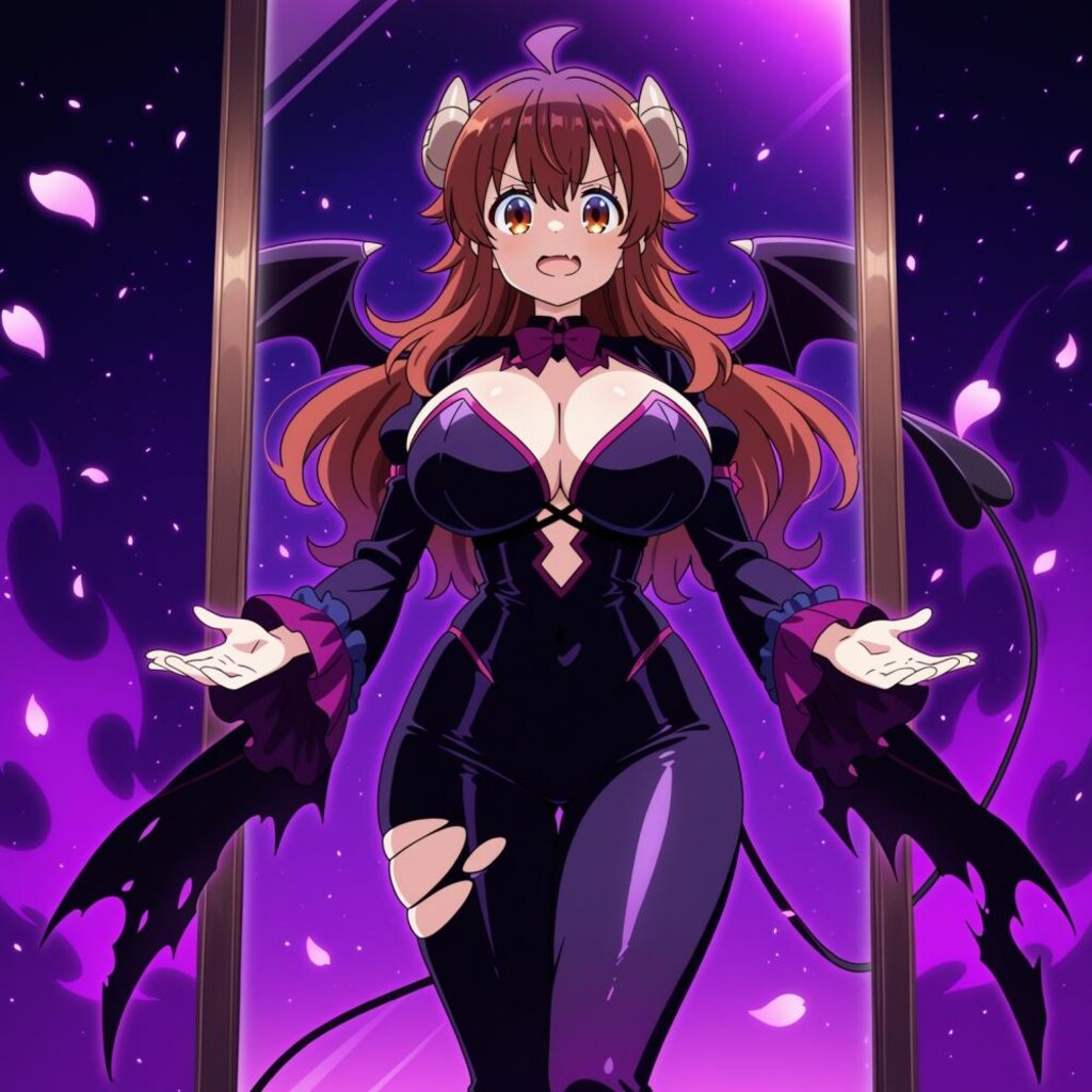 悪堕ちコスプレまぞく人妻と悪魔