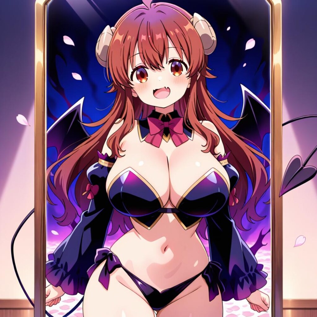 悪堕ちコスプレまぞく人妻と悪魔