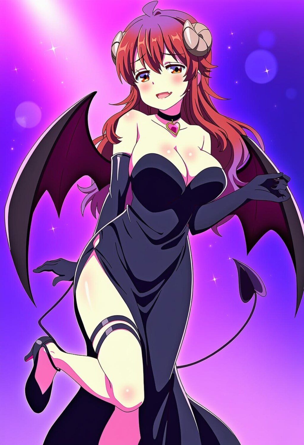 悪堕ちコスプレまぞく人妻と悪魔