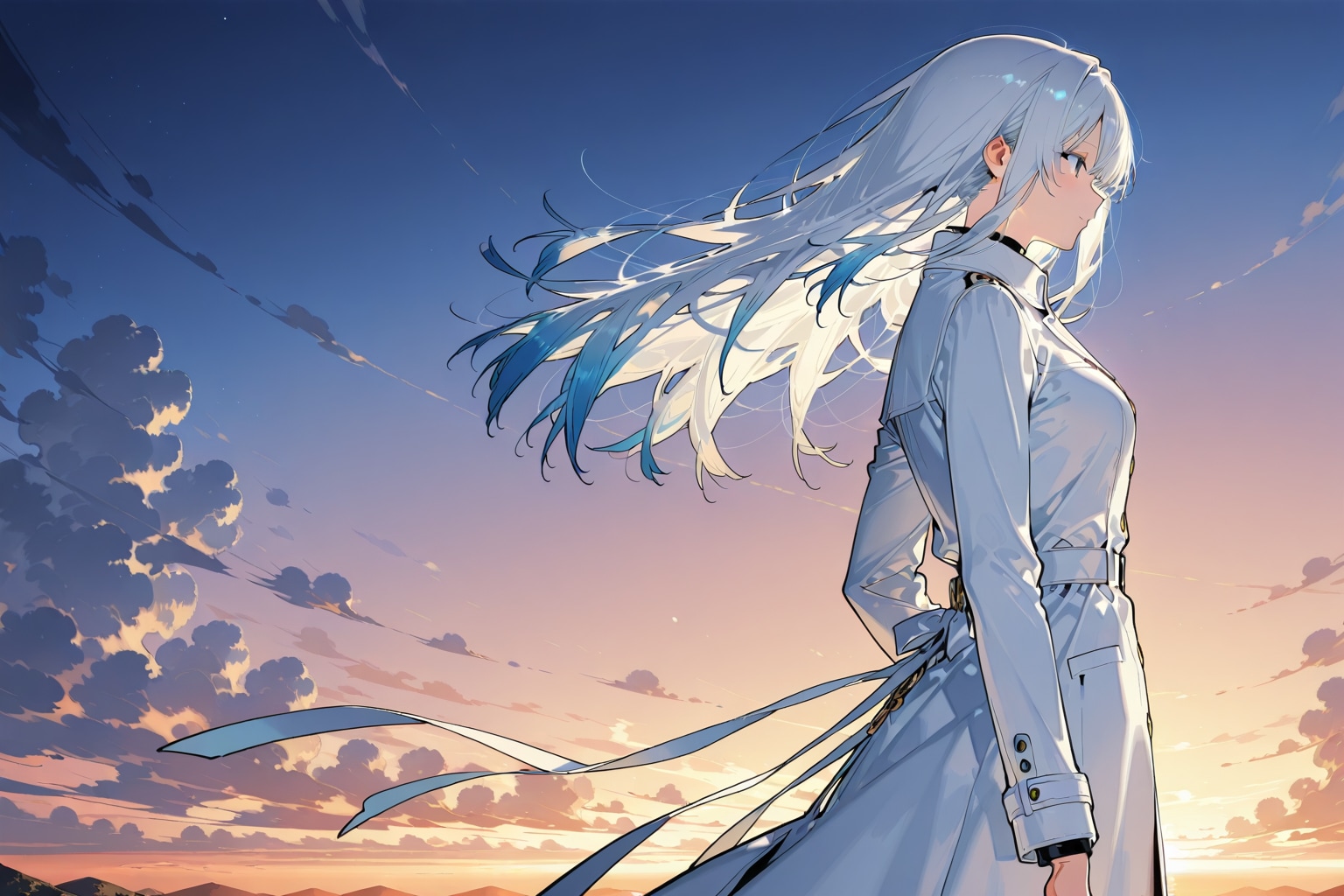 白コートさん | の人気AIイラスト・グラビア