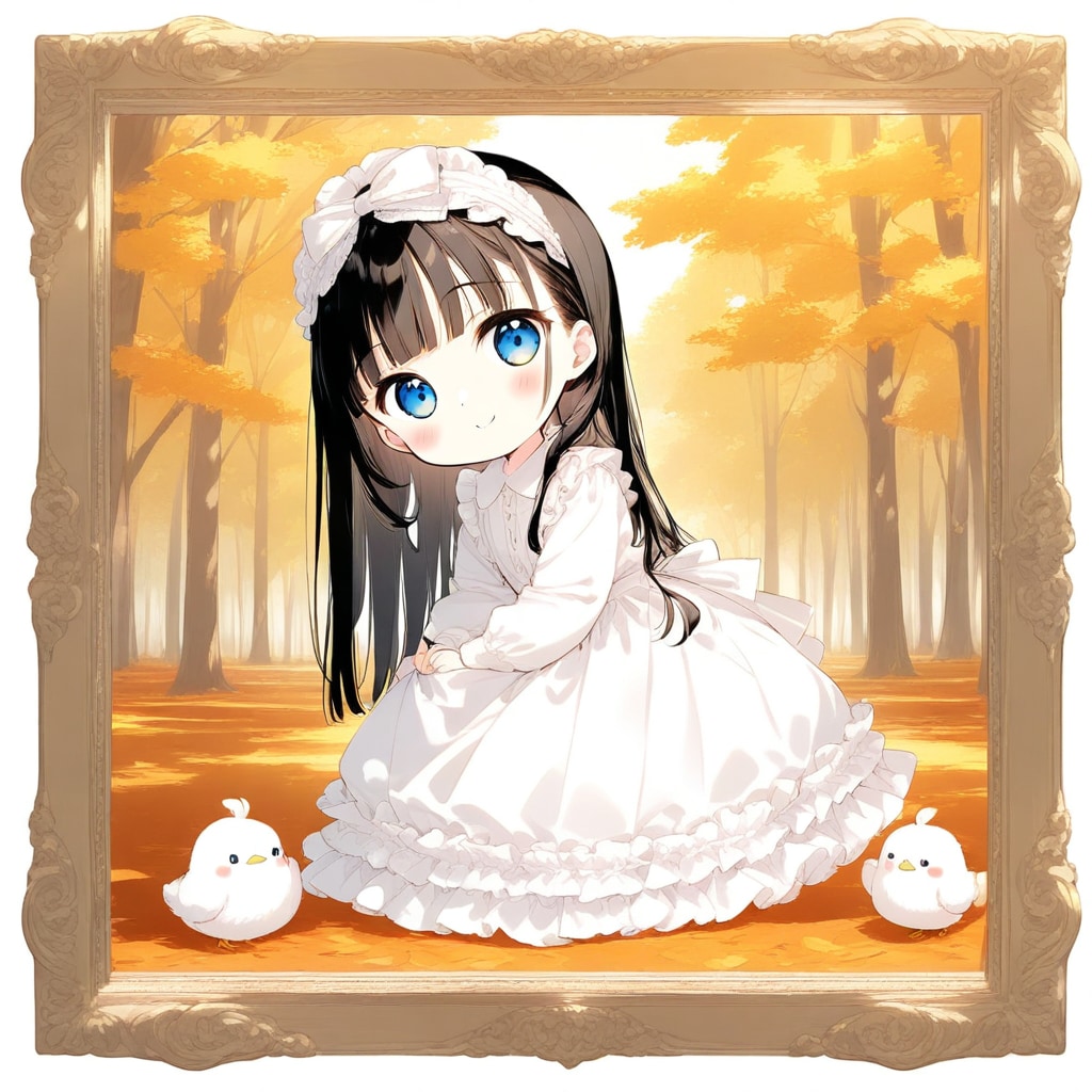 作品「秋のちび姫」 | の人気AIイラスト・グラビア