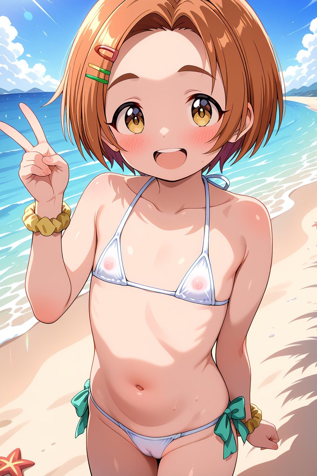 薫ちゃん水着撮影中