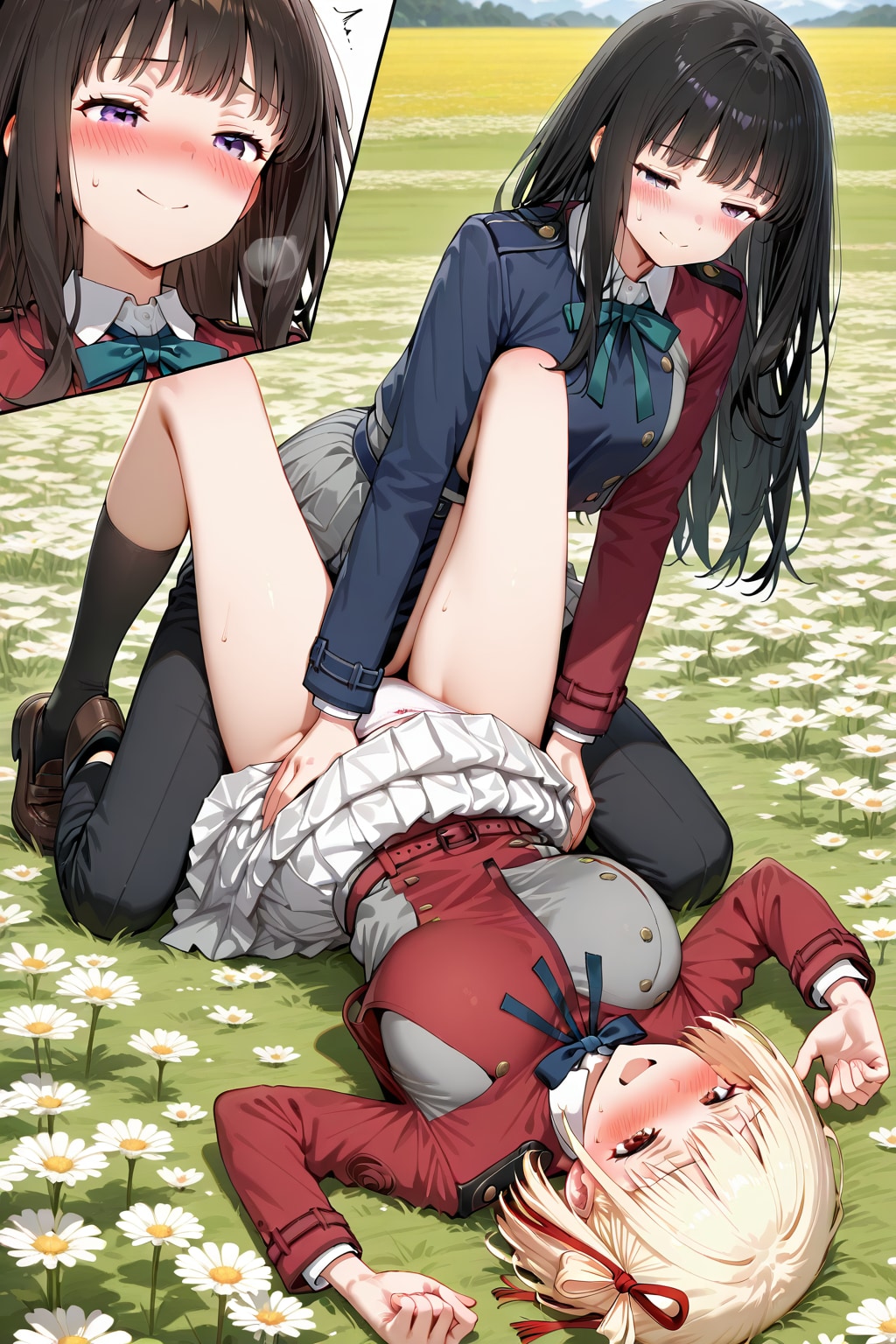 花野原の二人（622）