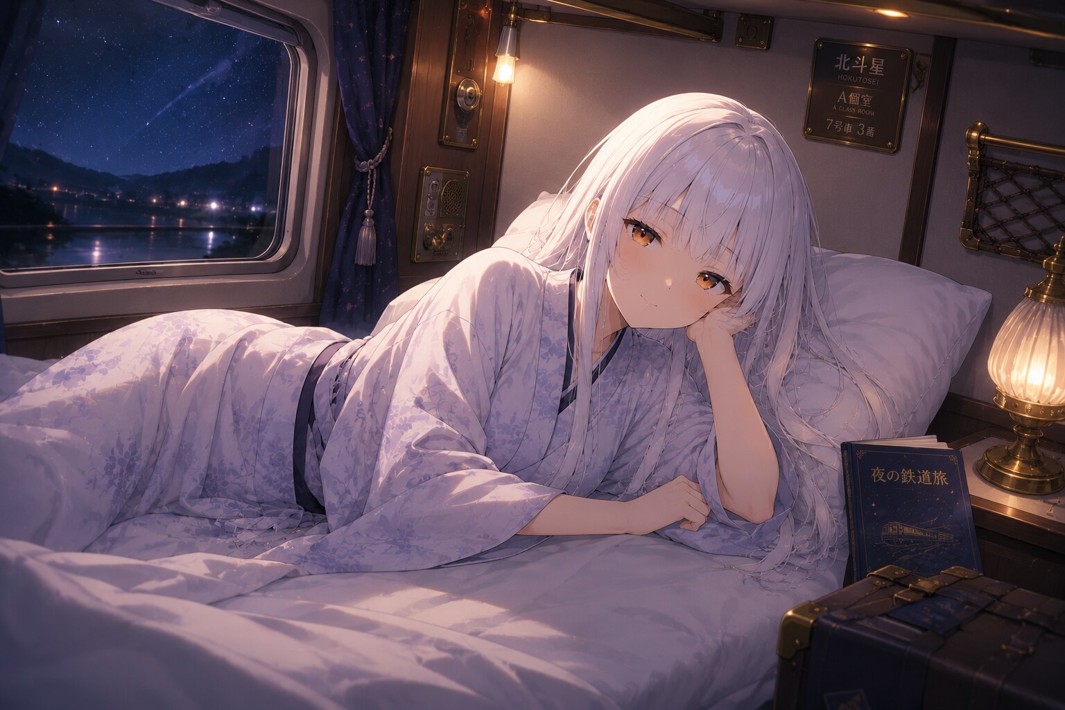 寝台列車に乗って