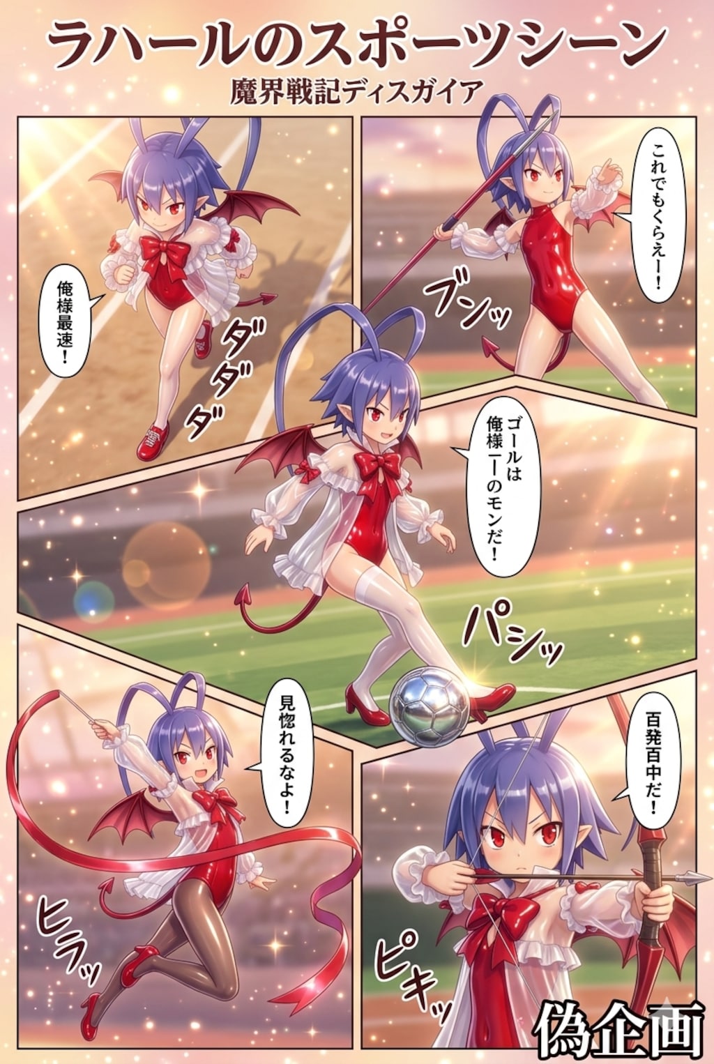 ラハールのスポーツシーン　魔界戦記ディスガイア