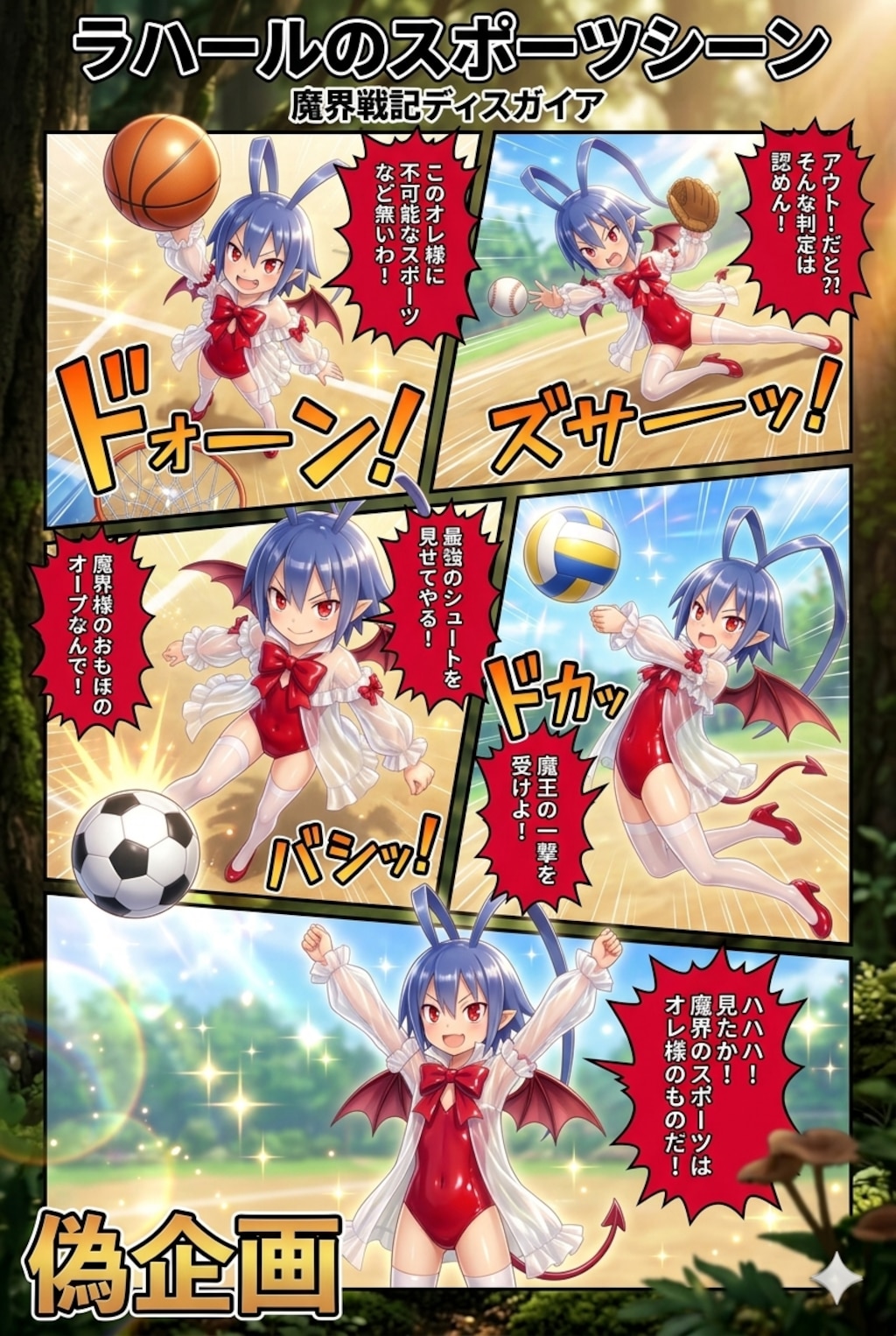ラハールのスポーツシーン　魔界戦記ディスガイア