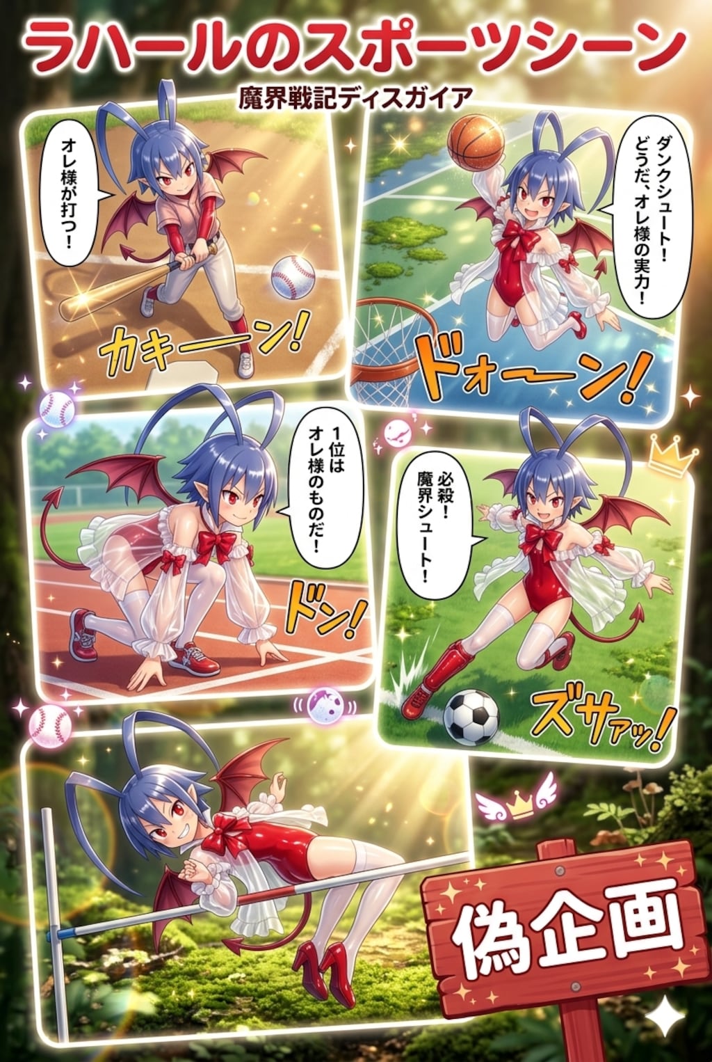 ラハールのスポーツシーン　魔界戦記ディスガイア
