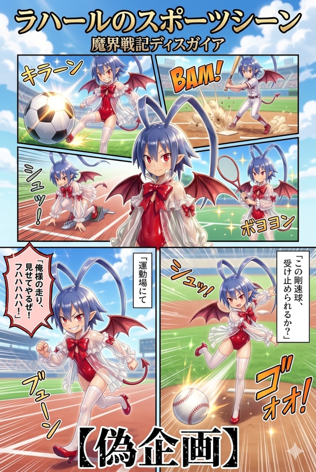 ラハールのスポーツシーン　魔界戦記ディスガイア