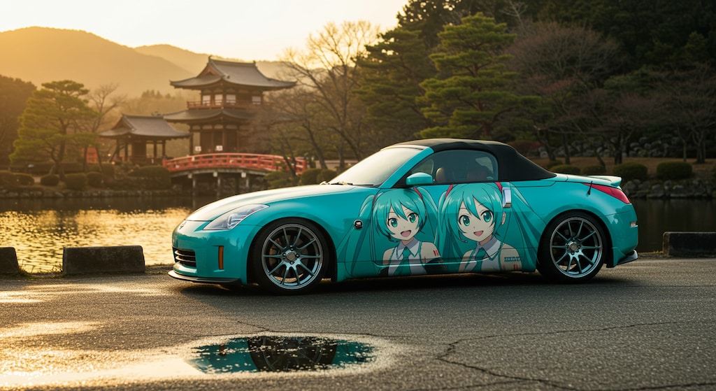 350Zロードスター初音ミク痛車