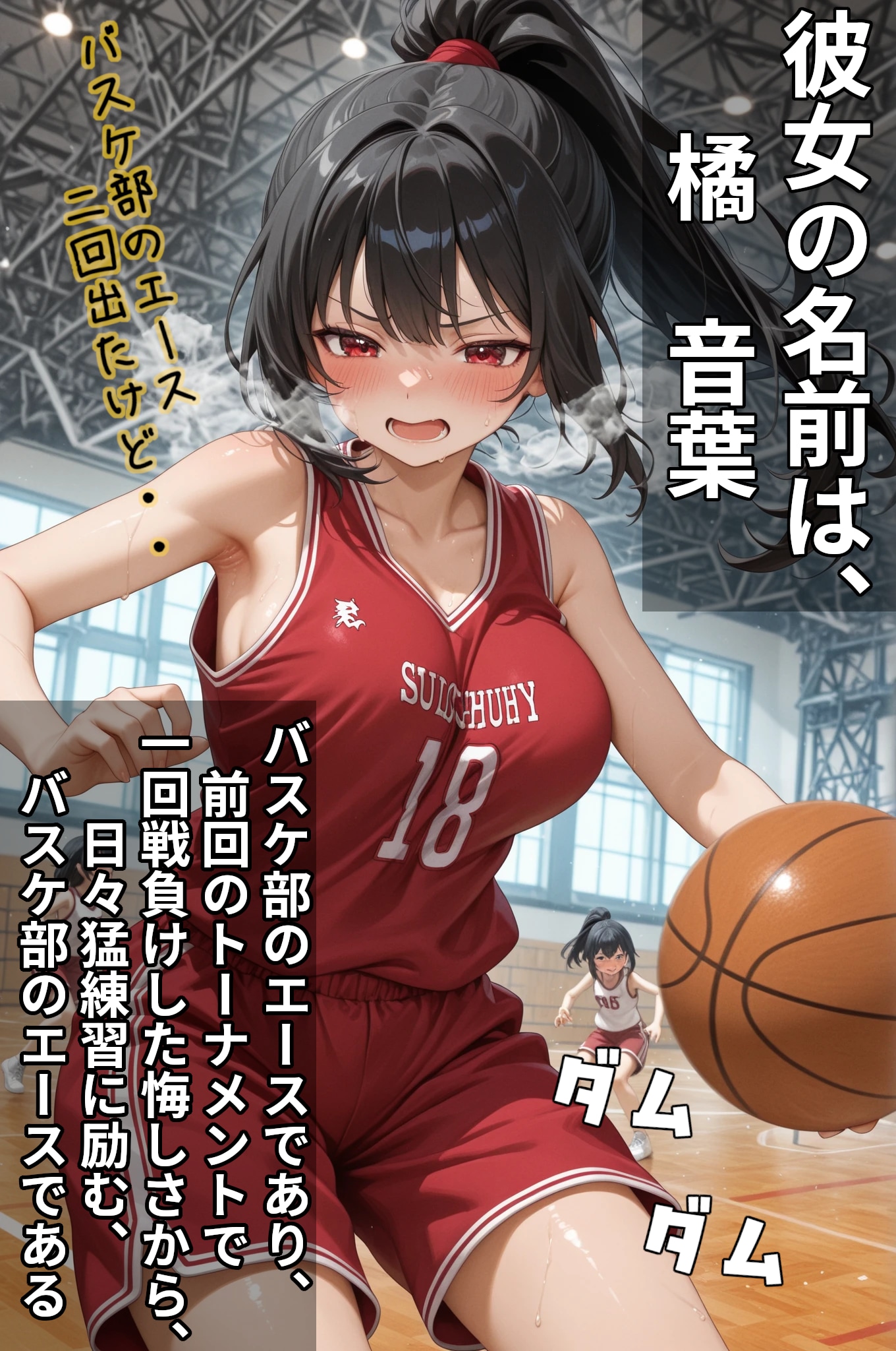 巨乳バスケ部員がキモおやじ教師にセクハラされる日常①