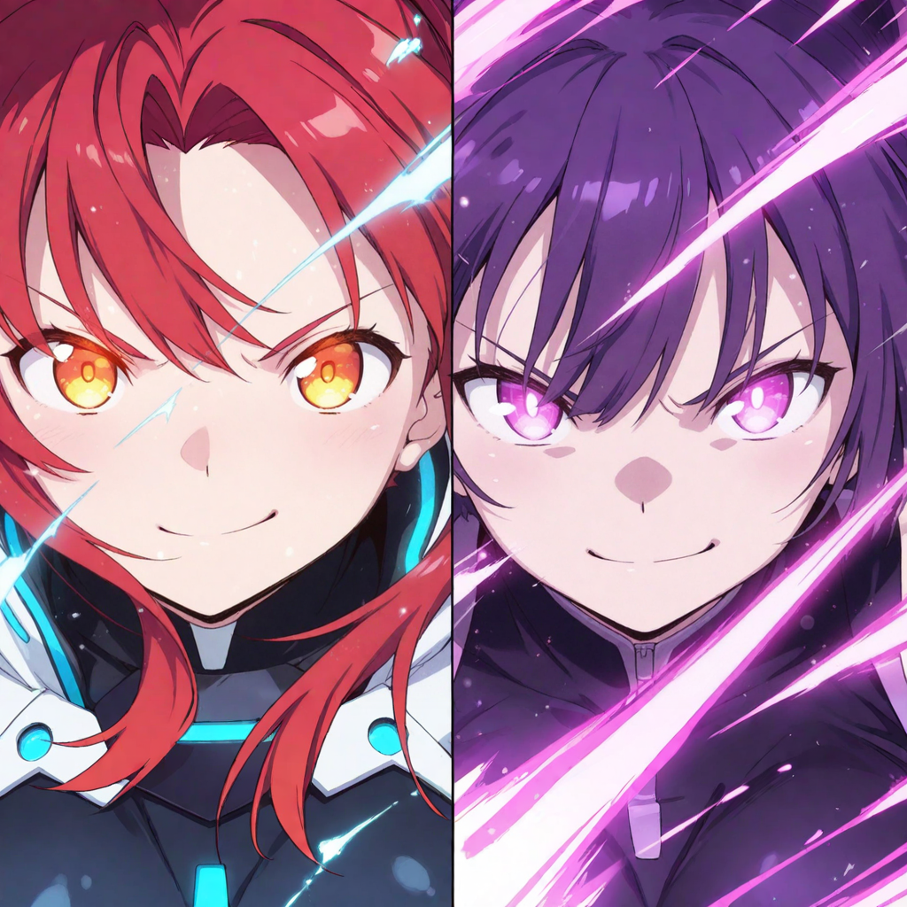 バトルアニメの分割演出