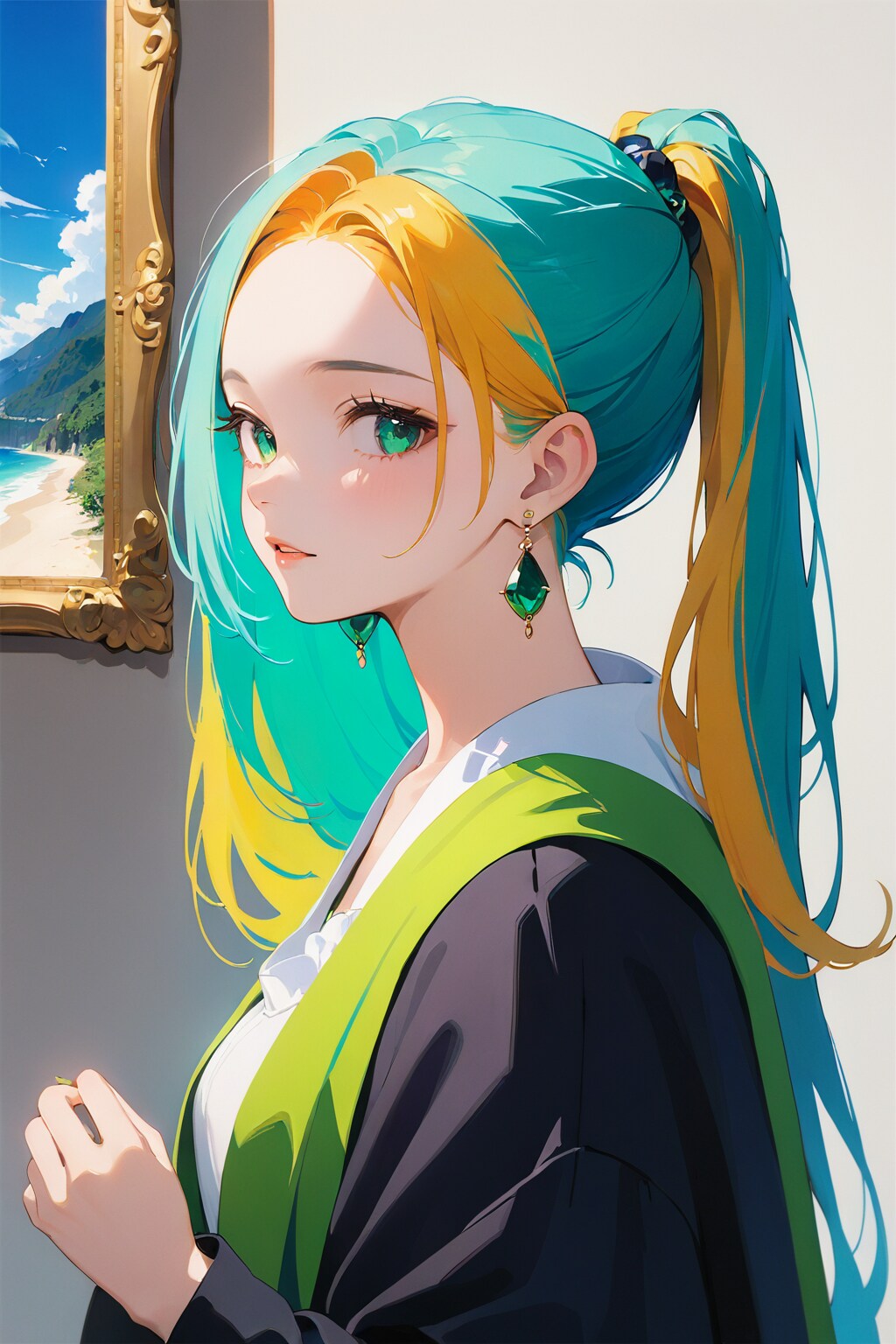 エメラルドの耳飾りの少女