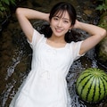 小川で涼む１ 2枚目