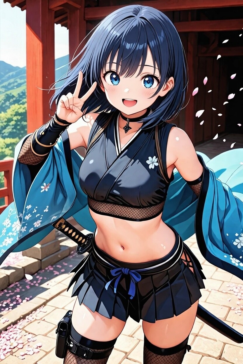 クノイチな眞琴っちゃん