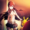 とある魔術の禁書目録「結標淡希」とポケモン「ピカチュウ」のセクシーヌードショット 6枚目