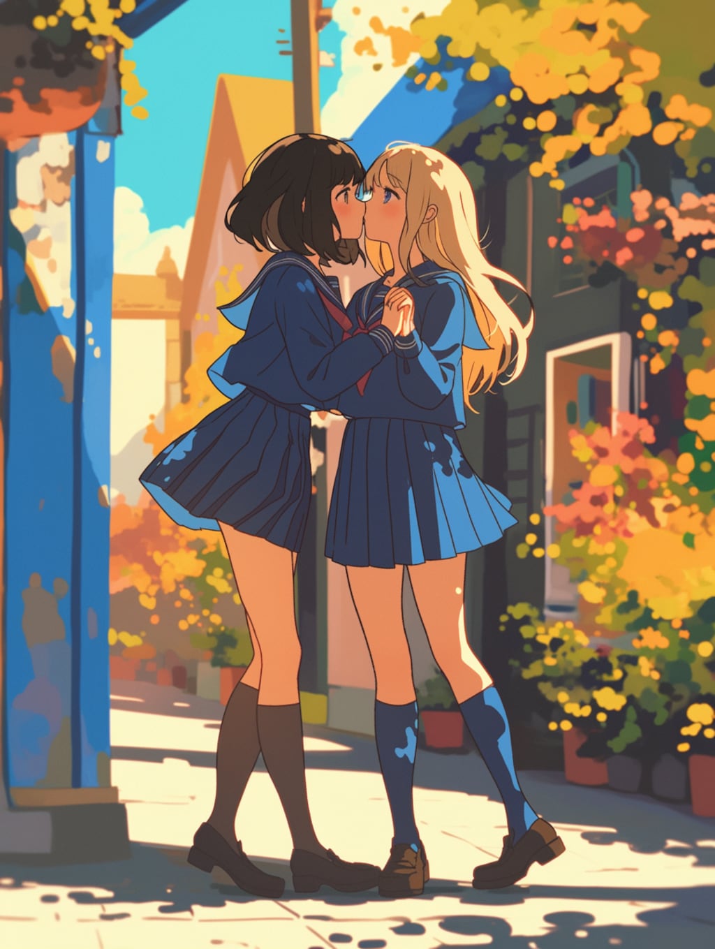 キスしたい二人のJK274