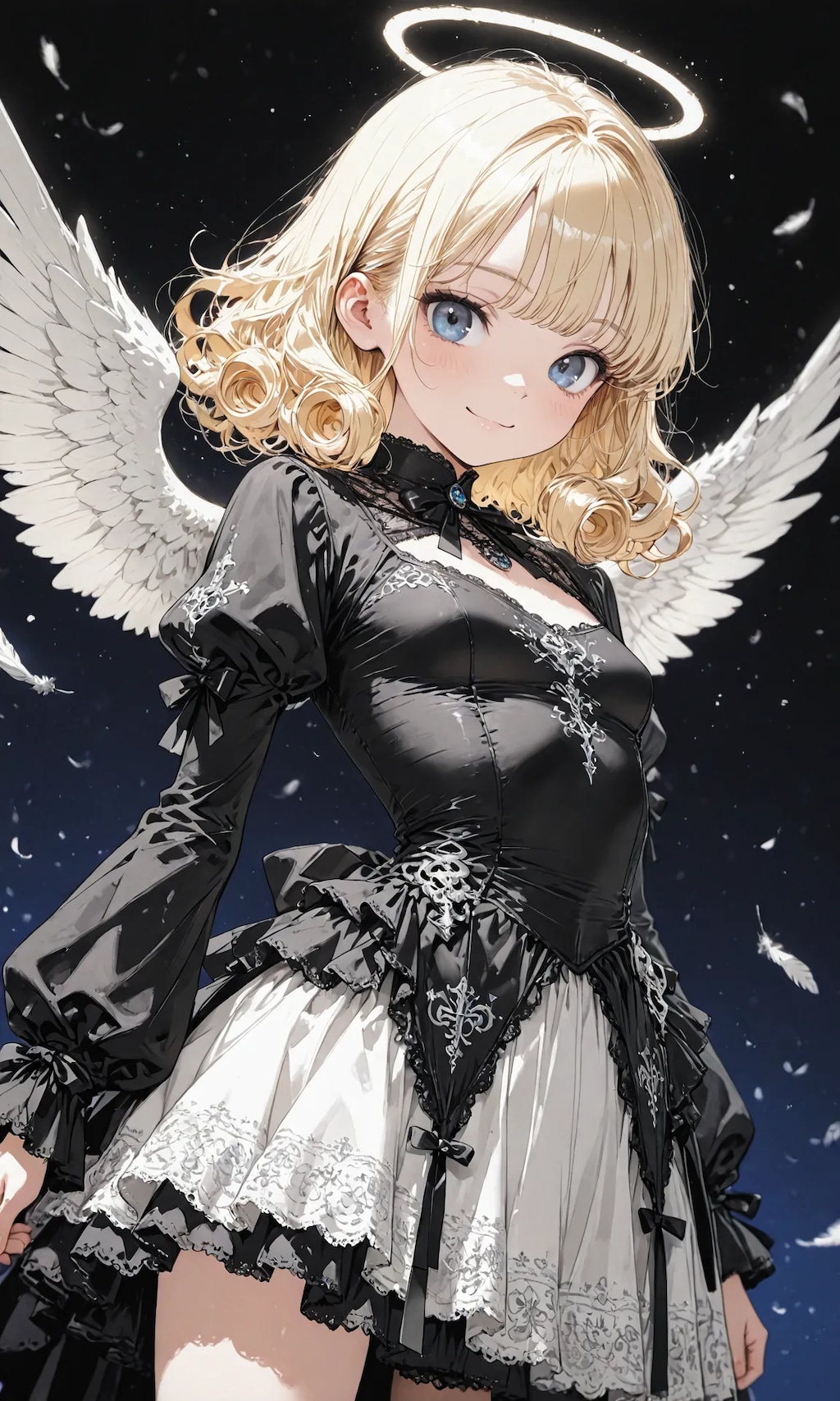 ミラちゃん、ゴシックを装う