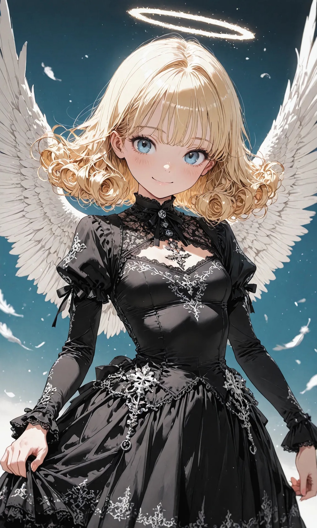 ミラちゃん、ゴシックを装う