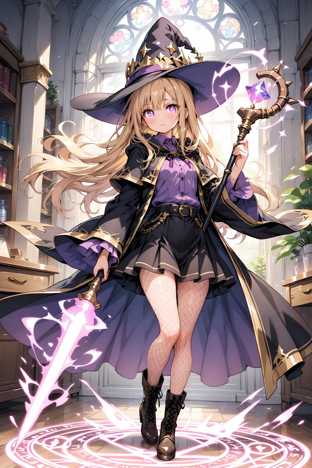 魔法使いになった勇者ちゃん | の人気AIイラスト・グラビア