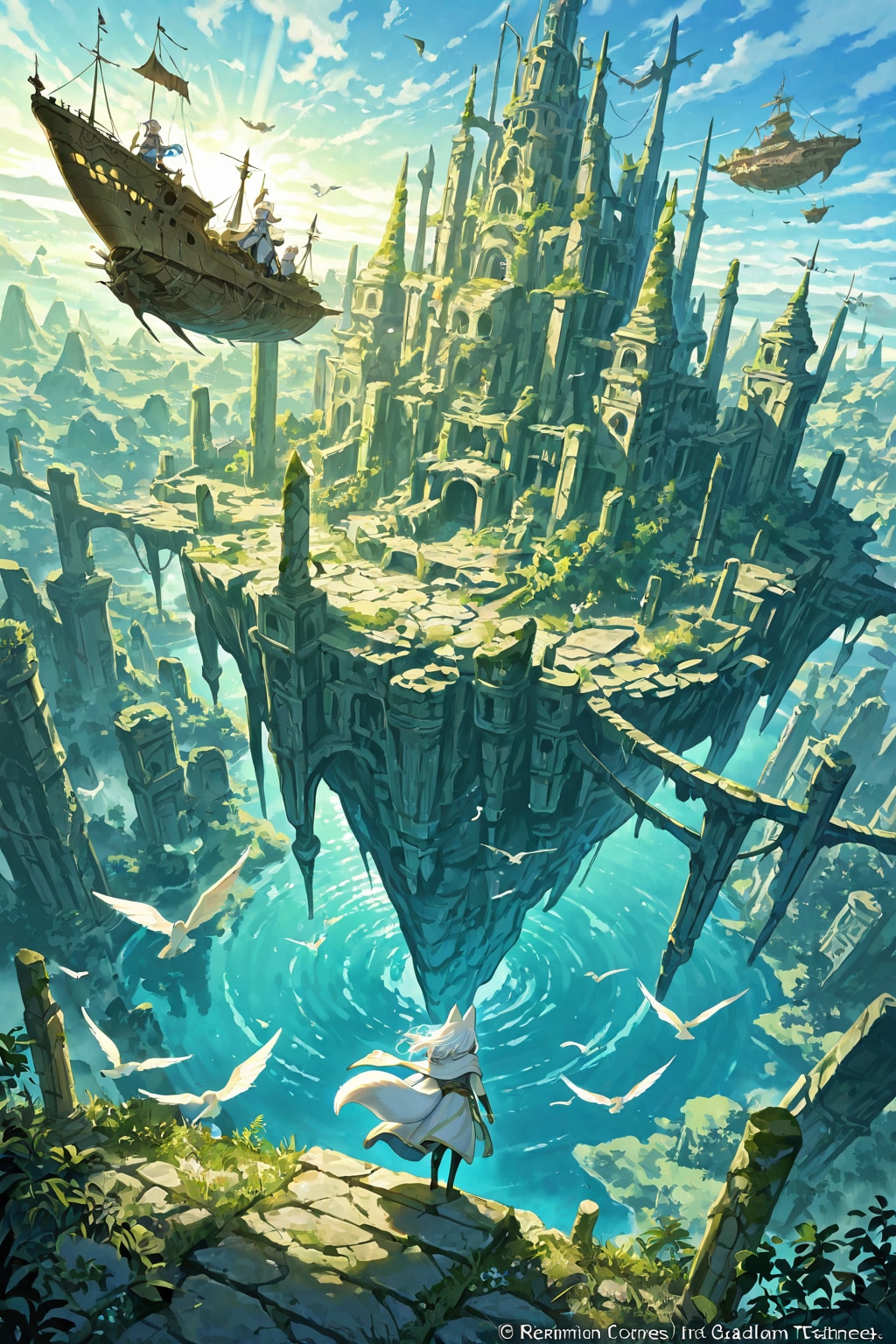 空中都市 | の人気AIイラスト・グラビア