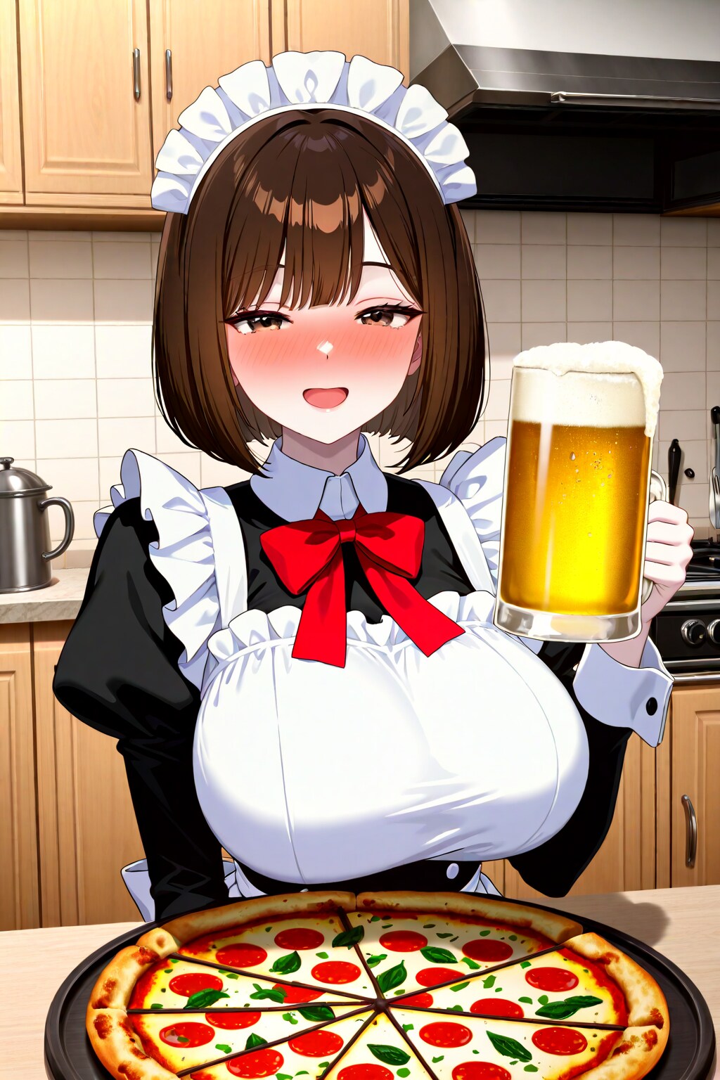 アキちゃんとおピッツァ