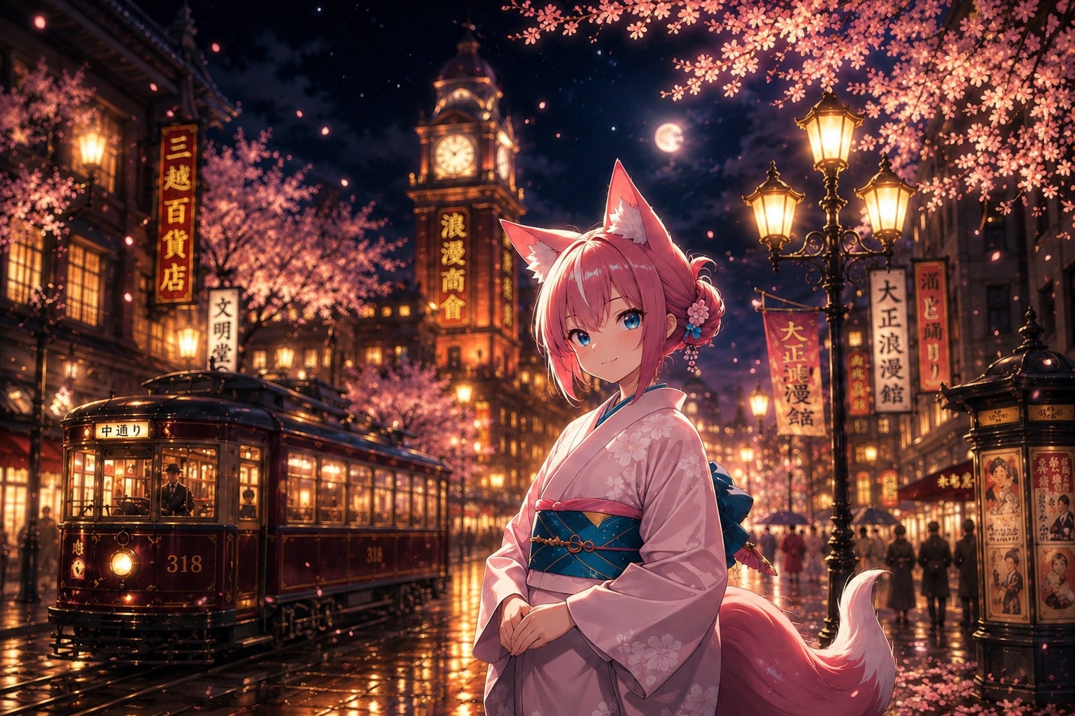 大正浪漫と桜火様(∩´∀`∩)💕