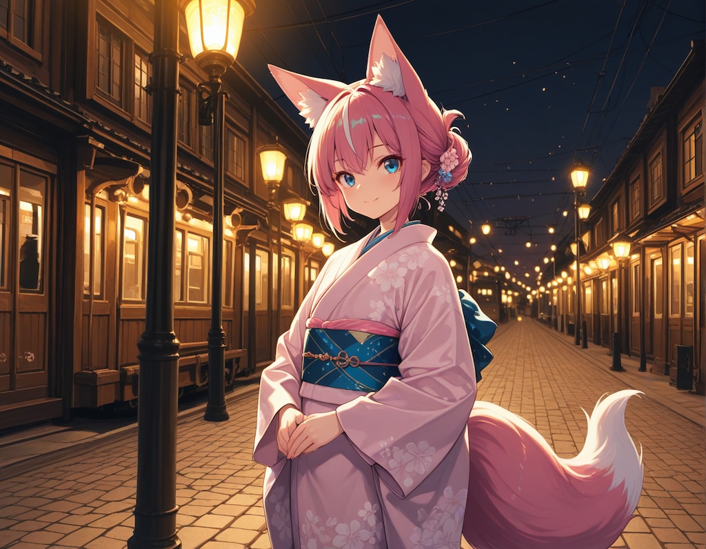 大正浪漫と桜火様(∩´∀`∩)💕
