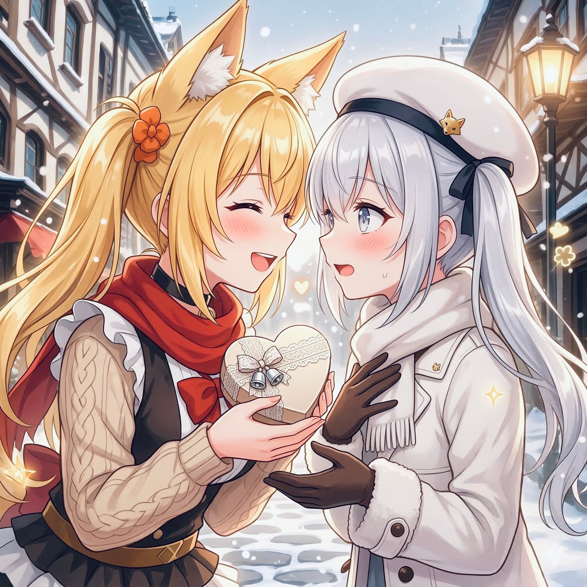 パヤマさんのエレーナちゃんにバレンタインのお返し | の人気AIイラスト・グラビア