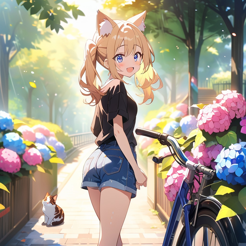 こるり「晴れたねえ」まや「うーん、引きこもりたい」