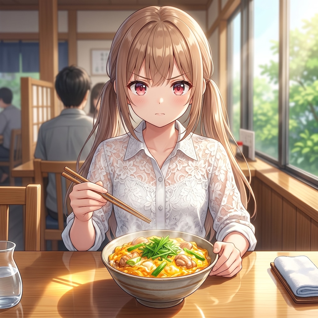 梢とランチ（１６）特盛親子丼