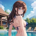 プールで仲良くなった誘惑お姉さん 2枚目