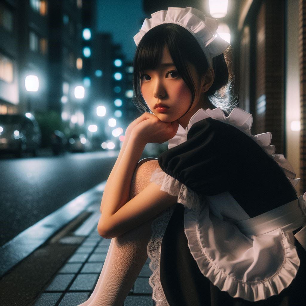 僕の帰りを待つメイドさん