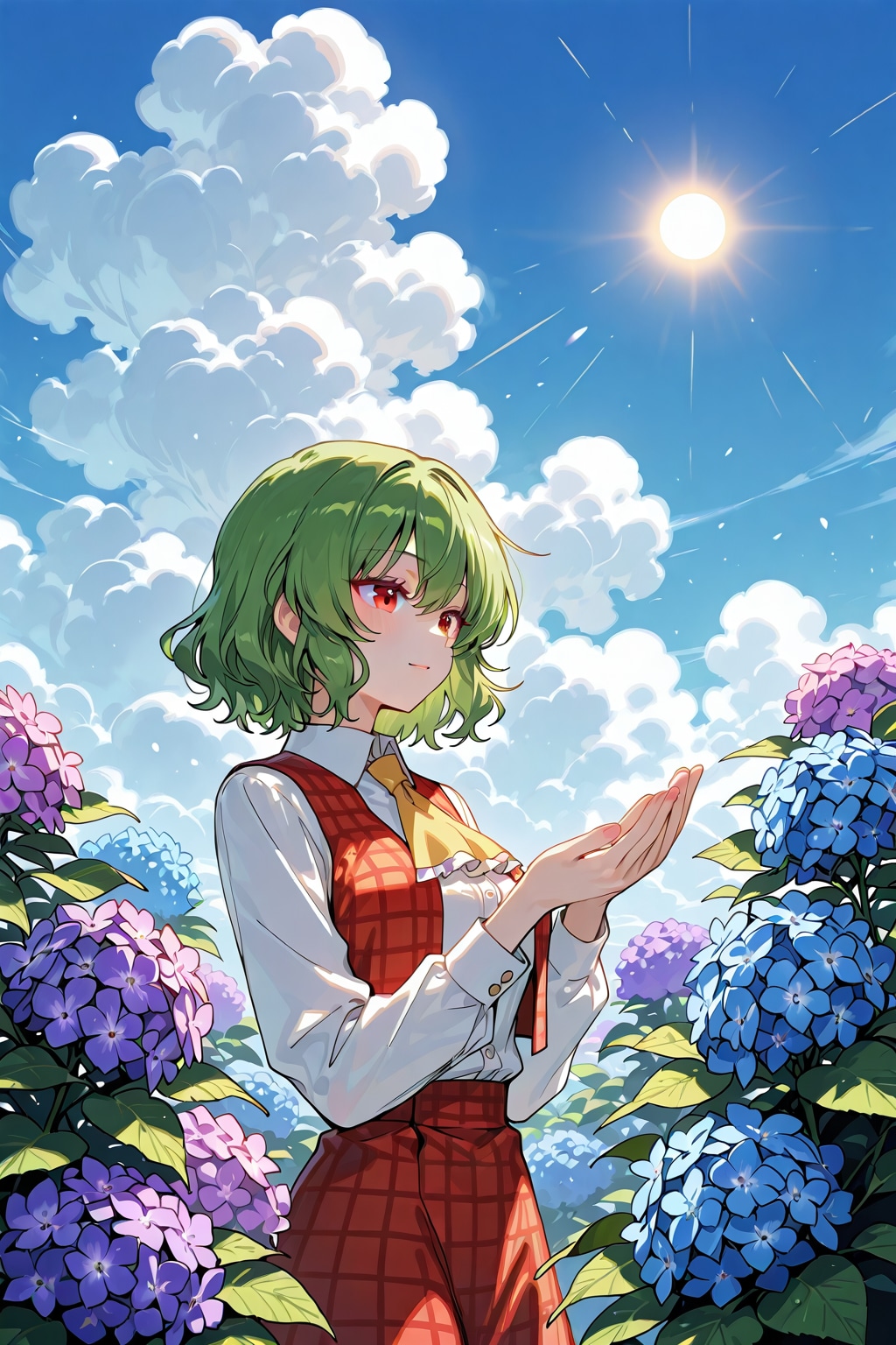この時期の紫陽花もいいわね