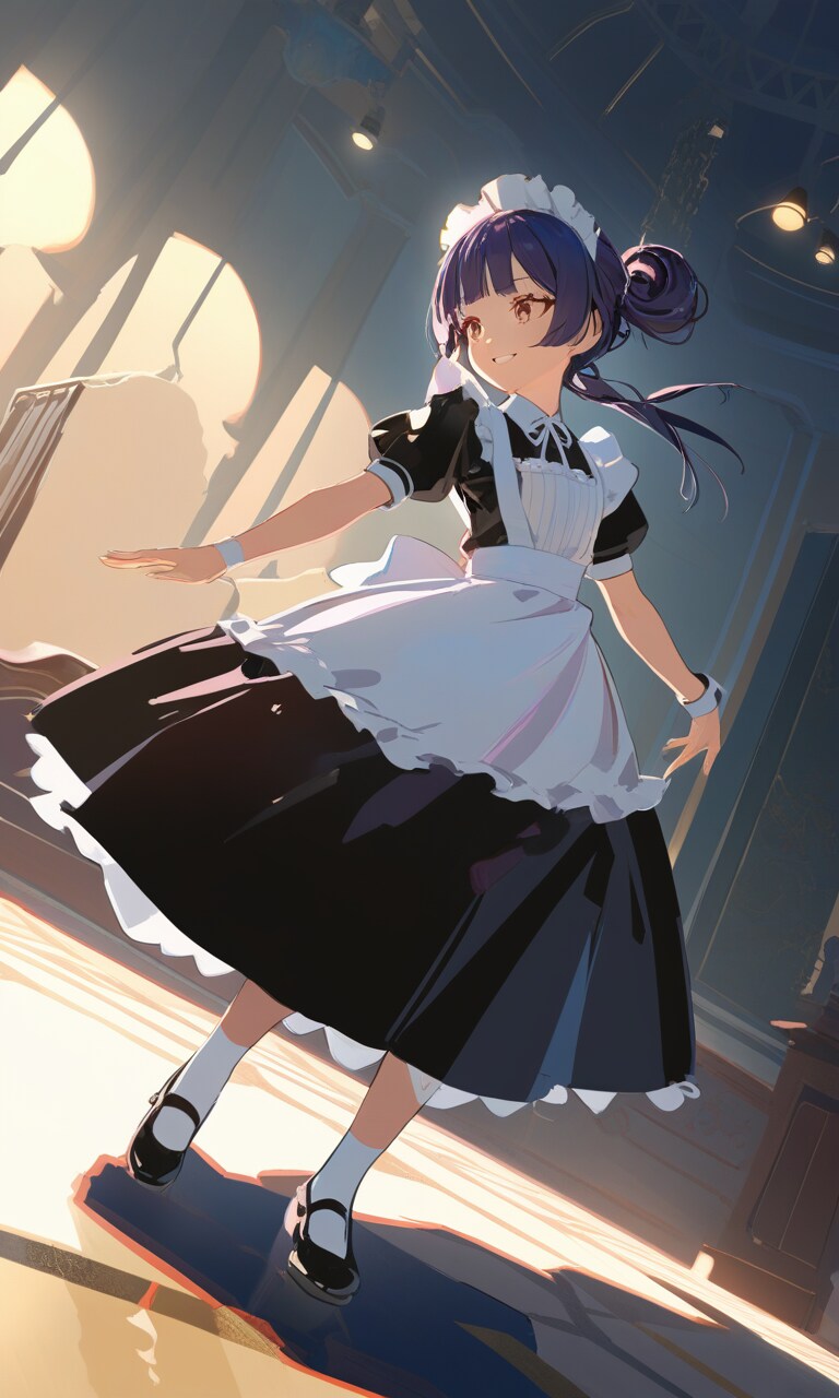 メイドが踊る