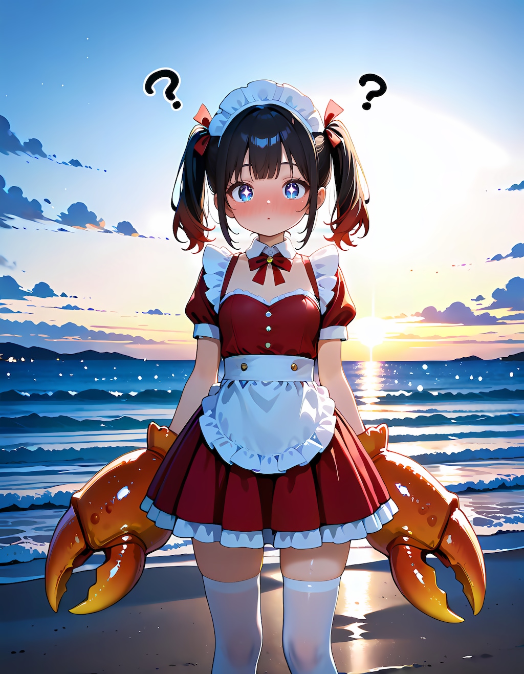 ご主人様、わたしは何をさせられてるのでしょうかに…？🦀