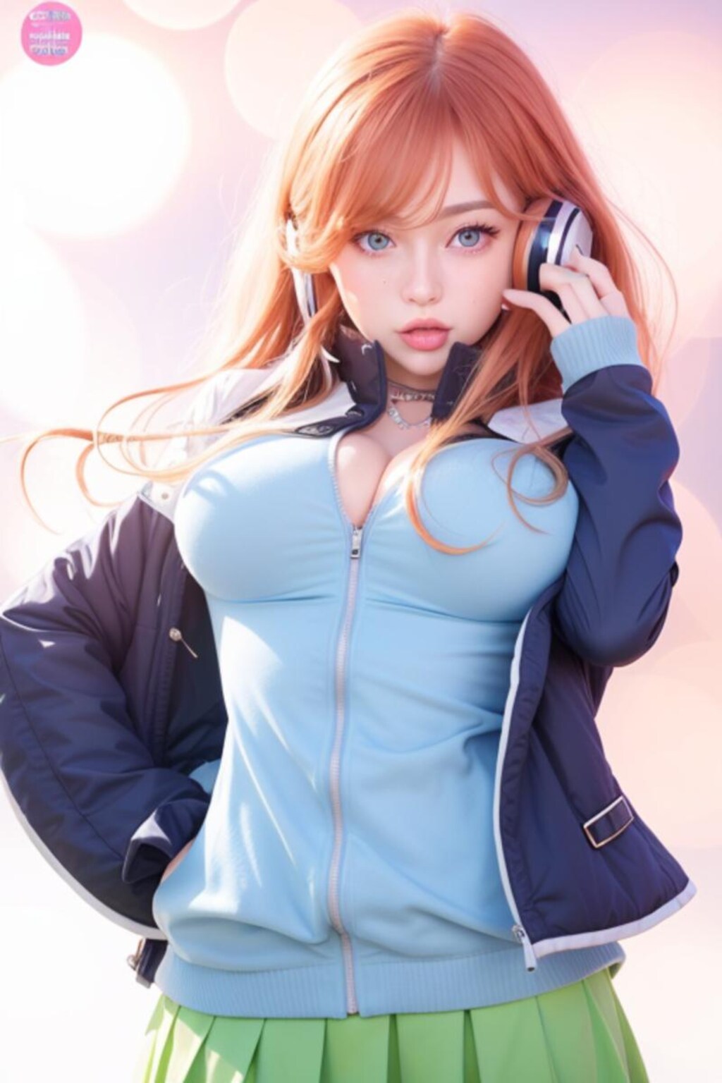 爆乳な中野三玖コスプレイヤーちゃん💕