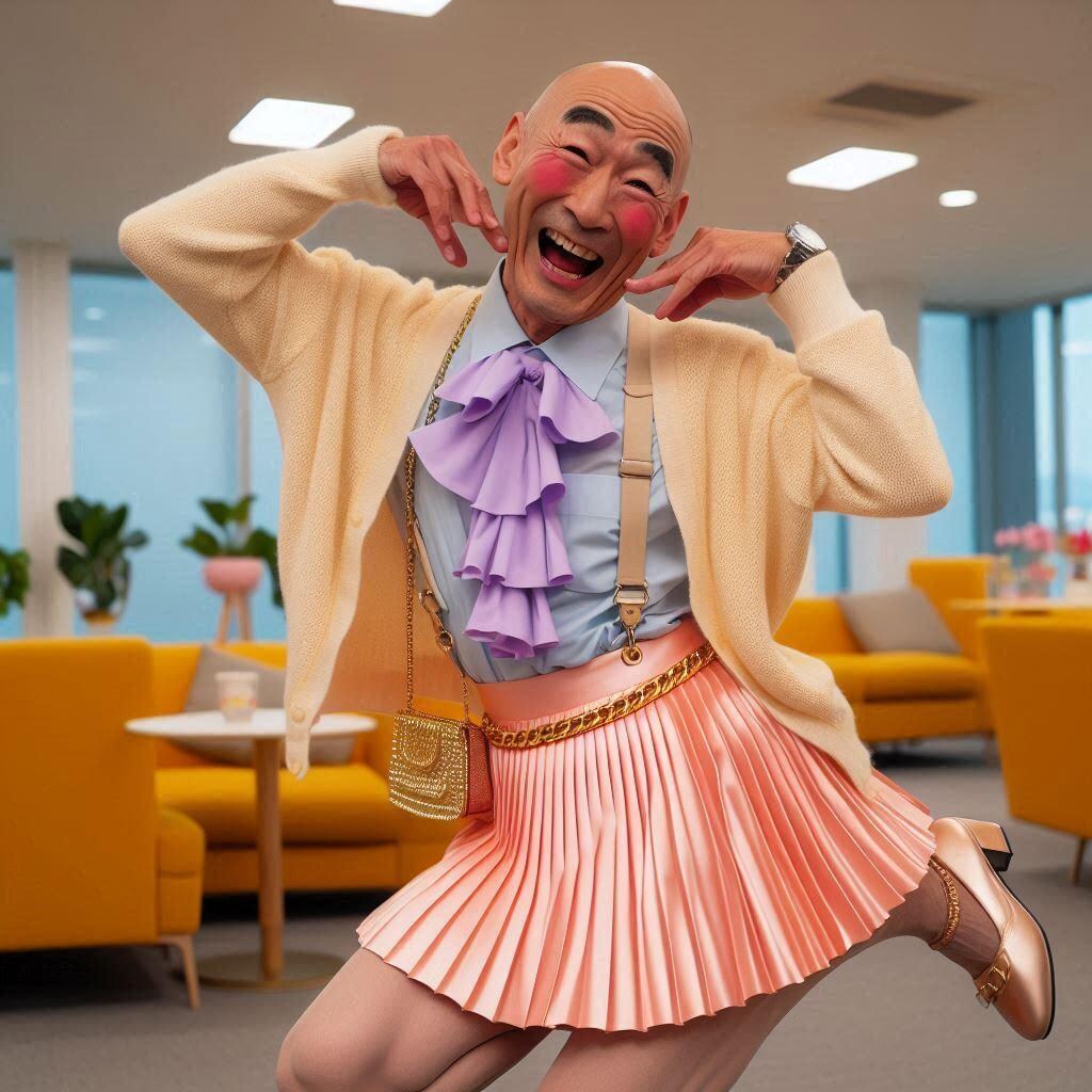 女の子ハゲ部長