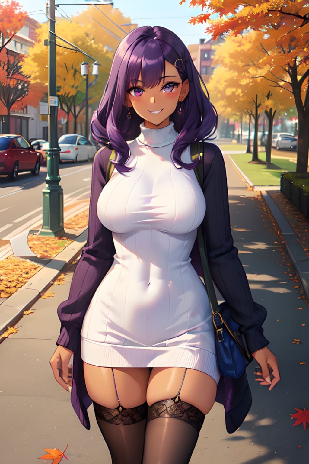 ニットセーター美女3