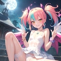 悪魔っ子とのウェディング 2枚目