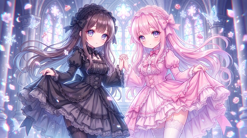玻璃彩光の双姫