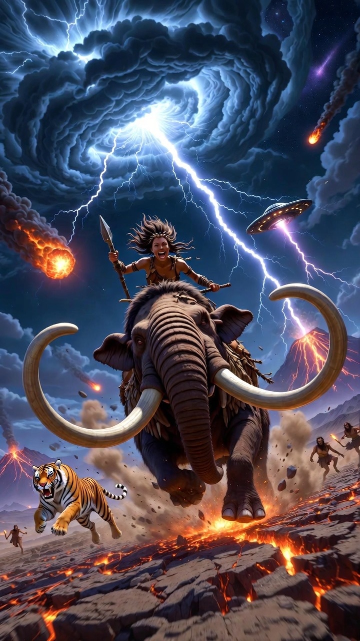 忙しい原始人 | の人気AIイラスト・グラビア