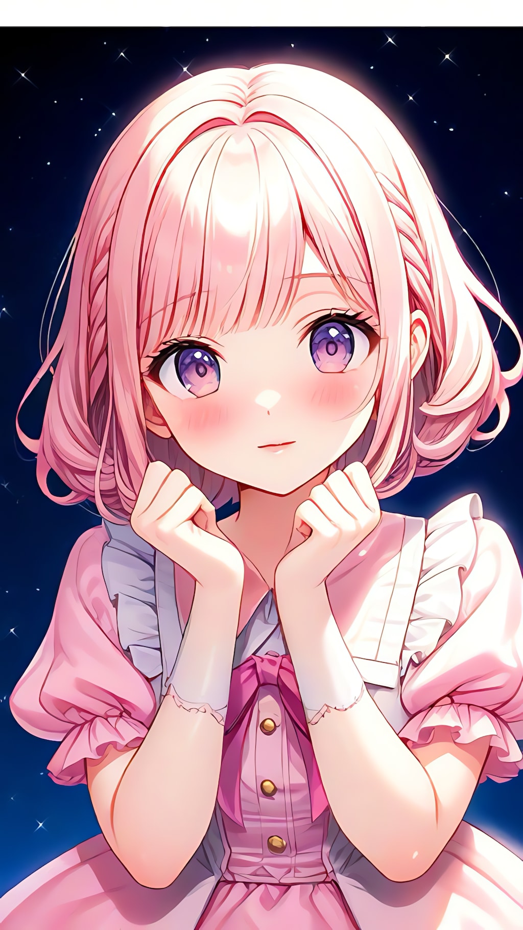 可愛い仕草の女の子